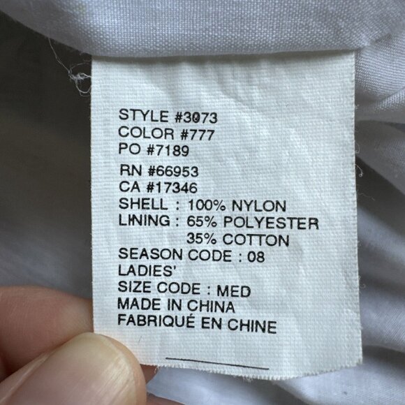 Vintage Head‎ Women's Windbreaker Tennis Jacket Black Red White Fully Lined Sz M - Picture 9 of 12